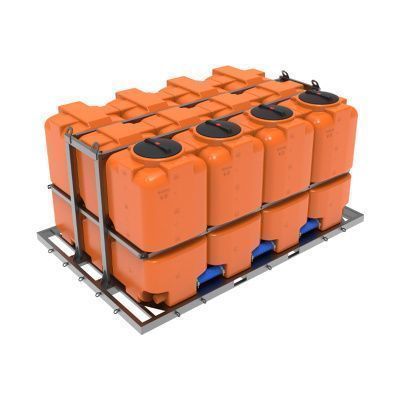 Кассета Экопром ST 8000 л (4х2000) под плотность до 1,5 г/см³ оранжевая