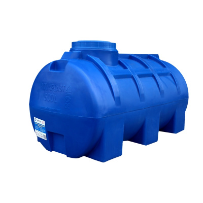 Овально-горизонтальная емкость Aquaplast 500 л Синий