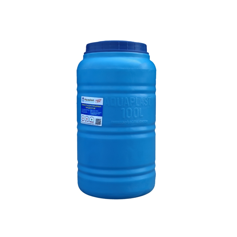 Овально-вертикальная емкость Aquaplast 100 л Синий