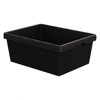 Вкладываемый контейнер INSTORE KV-8632 800x600x320 мм чёрный со сплошным дном