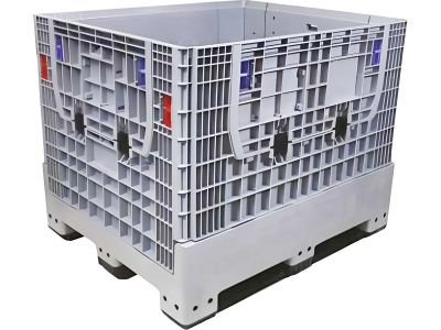 Контейнер 1200х1000х975 разборный, сплошной, на 3 полозьях, код: 27926