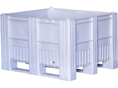 Контейнер п/э 1200х1000х740 сплошной, на 3 полозьях, с СП 1, код: 21727