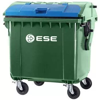 Евроконтейнер ESE 1100 л c круглой крышкой Lid-in-Lid
