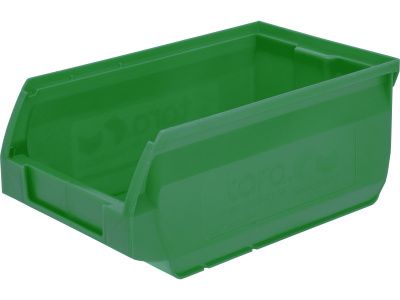 Ящик сплошной 170×105×75 мм, объем 1.34 л., арт.: 5001, зелёный, код: 11311