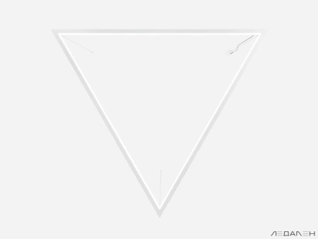 Купить треугольный светильник triangolo dentro 5000k 78w с доставкой