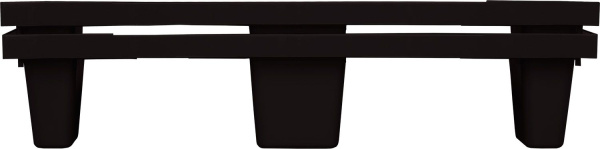 Паллет 1200x800х160 перфорированный, вкладываемый, на 9-х ножках, арт. TR 1208 L черный, код: 12748