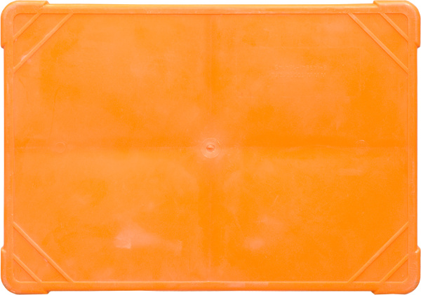 Ящик сплошной 400×300×350 мм, объем 42 л., арт.: 434, оранжевый, код: 05538