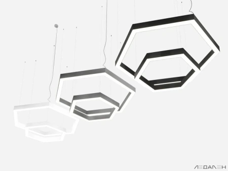 Купить шестиугольный светильник hexagon duo 4000k 144w с доставкой