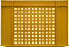 Ящик перфорированный 400×300×270, арт.: 303-1, объём 25, зелёный, код: 05459