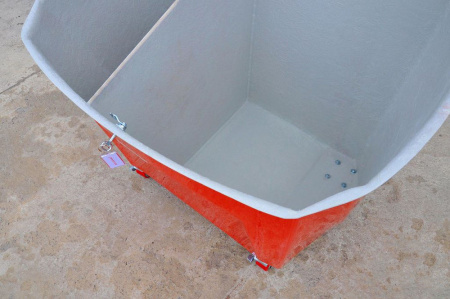 Ящик для песка Boxsand на колесах, объем 0,5 м3 двухсекционный с лопатой