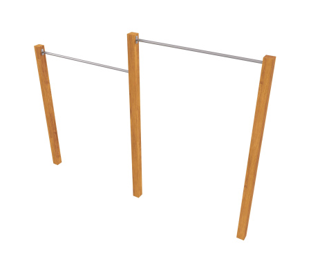 Турник двойной WOOD&SPORT «Реутов»