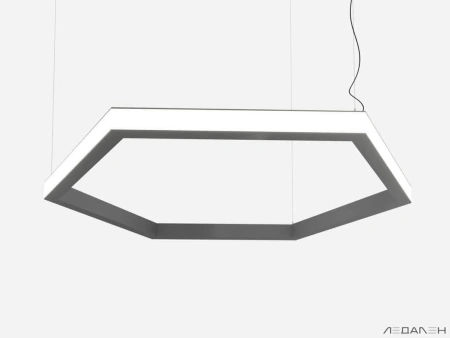 Купить шестиугольный светильник hexagon side 5000k 216w с доставкой