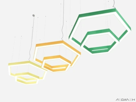Купить шестиугольный светильник hexagon duo 4000k 144w с доставкой