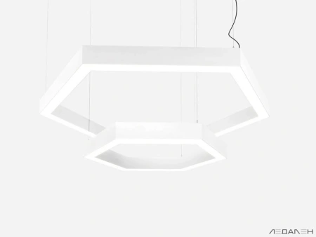 Купить шестиугольный светильник hexagon duo 4000k 144w с доставкой