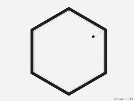 Купить шестиугольный светильник hexagon dentro 6000k 108w с доставкой