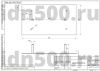 Монтажная пластина для бампера БР-450 (с комплектом крепления)