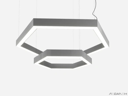 Купить шестиугольный светильник hexagon duo 4000k 144w с доставкой
