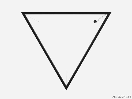 Купить треугольный светильник triangolo side 4000k 84w с доставкой