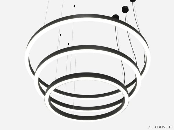 Заказать светильник кольцо ring trio 6000k 133w артикул  с доставкой
