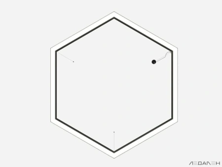 Купить шестиугольный светильник hexagon 5000k 180w с доставкой