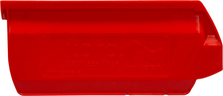 Ящик сплошной 170×105×75 мм, объем 1.34 л., арт.: 5001, красный, код: 10034