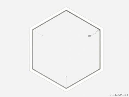 Купить шестиугольный светильник hexagon 5000k 180w с доставкой