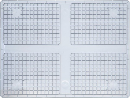 Ящик сплошной 800×600×440 мм, объем 211.2 л., арт.: SPK 8644, серый, код: 24295