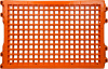 Ящик перфорированный 600×400×152, арт.: 403-1, объём 27, красный, код: 15748