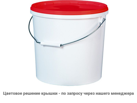 Ведро пластиковое 15 л с металл. ручкой, арт. ВП 15к, код: 05018