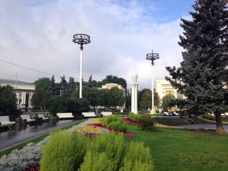 Скамейка чугунная «ВДНХ» 4,3 м
