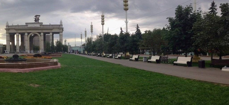 Скамейка чугунная «ВДНХ» 4,3 м