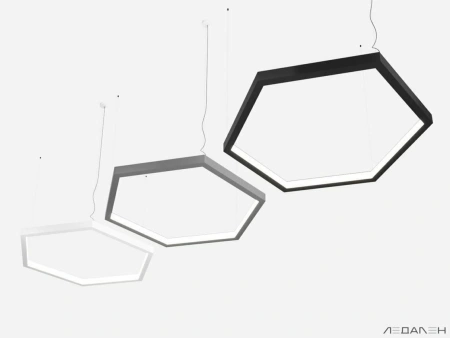 Купить шестиугольный светильник hexagon dentro 6000k 108w с доставкой