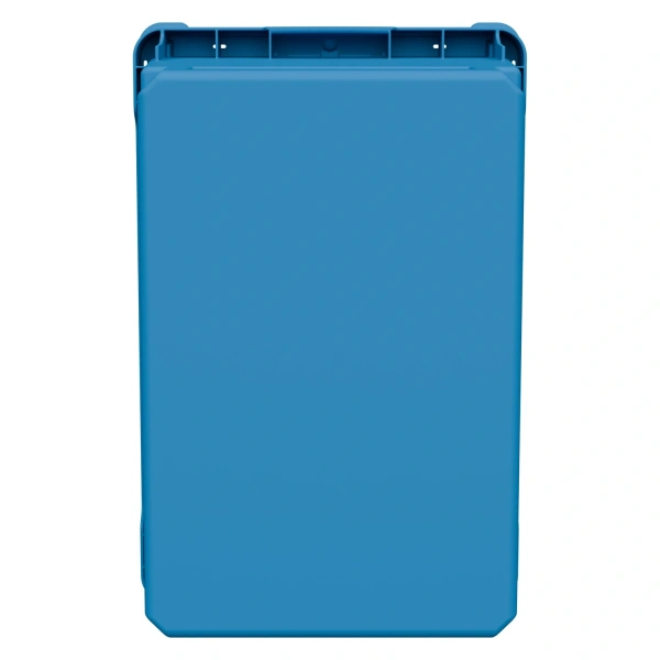 Вкладываемый контейнер INSTORE KV-6437 600x400x370 мм голубой со сплошным дном