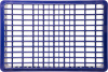Ящик перфорированный 600×400×150, арт.: 418, объём 28, синий, код: 15657
