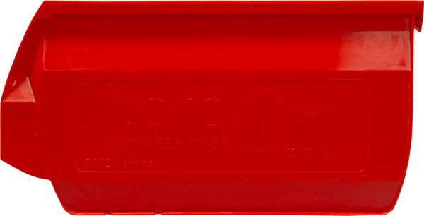 Ящик сплошной 250×150×130 мм, объем 4.88 л., арт.: 5002, красный, код: 10036