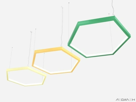 Купить шестиугольный светильник hexagon dentro 6000k 108w с доставкой