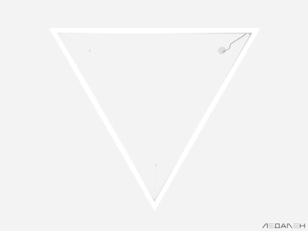 Купить треугольный светильник triangolo 4000k 84w с доставкой
