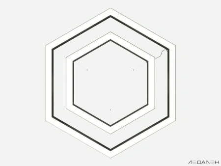 Купить шестиугольный светильник hexagon duo 4000k 144w с доставкой