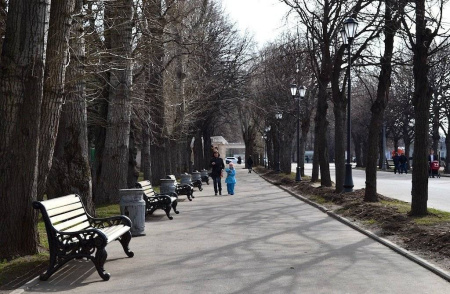 Скамейка чугунная «Парковая тишь» 3,0 м (3 опоры)