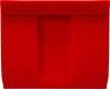 Ящик сплошной 250×150×130 мм, объем 4.88 л., арт.: 5002, красный, код: 10036