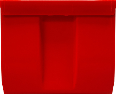 Ящик сплошной 250×150×130 мм, объем 4.88 л., арт.: 5002, красный, код: 10036