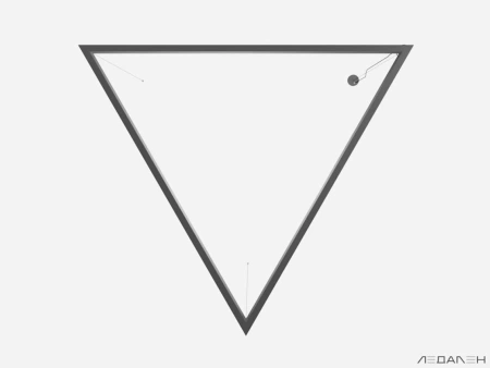 Купить треугольный светильник triangolo side 4000k 84w с доставкой