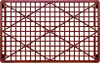 Ящик перфорированный 740×460×102, арт.: 402, объём 25, красный, код: 00451
