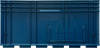 Ящик 6429 R-KLT 594х396х280, объем 48, синий, код:20842