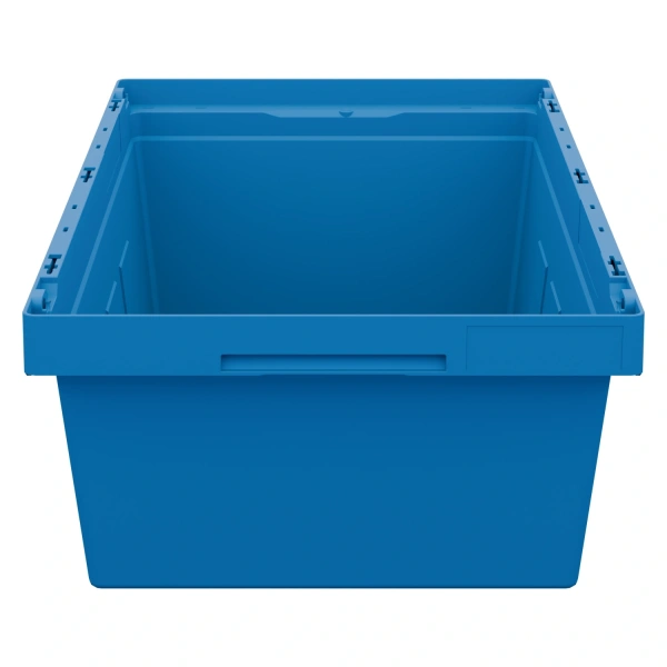 Вкладываемый контейнер INSTORE KV-6422 600x400x220 мм голубой со сплошным дном