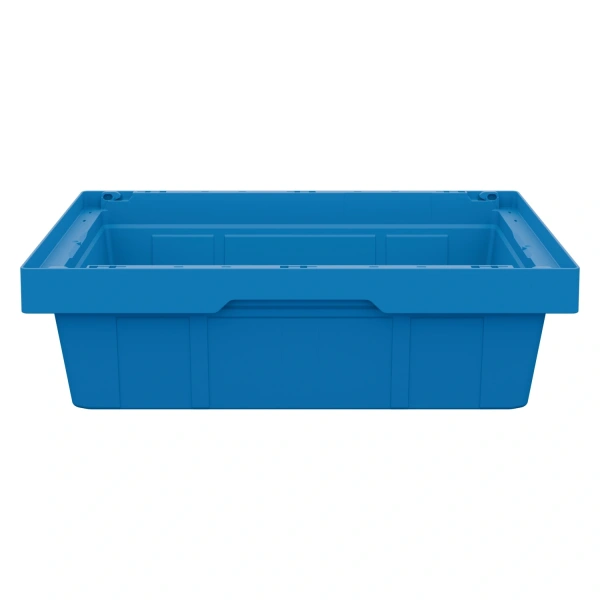 Вкладываемый контейнер INSTORE KV-6417 600x400x172 мм голубой со сплошным дном