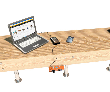 Зарядное устройство и точка доступа Wi-Fi «Валли» 2xUSB и 2xTYPE-C