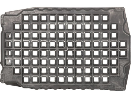 Ящик перфорированный 540×360×260, арт.: 105, объём 38, чёрный, код: 00349