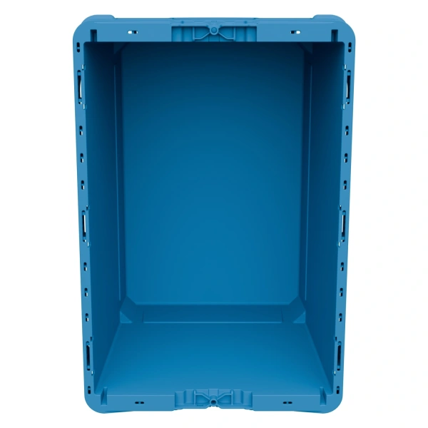 Вкладываемый контейнер INSTORE KV-6437 600x400x370 мм голубой со сплошным дном