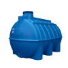 Овально-горизонтальная емкость Aquaplast 2000 л Синий